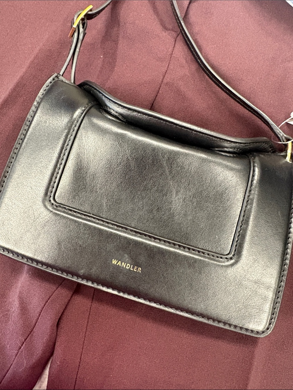 Wandler Black 100% Leather Shoulder